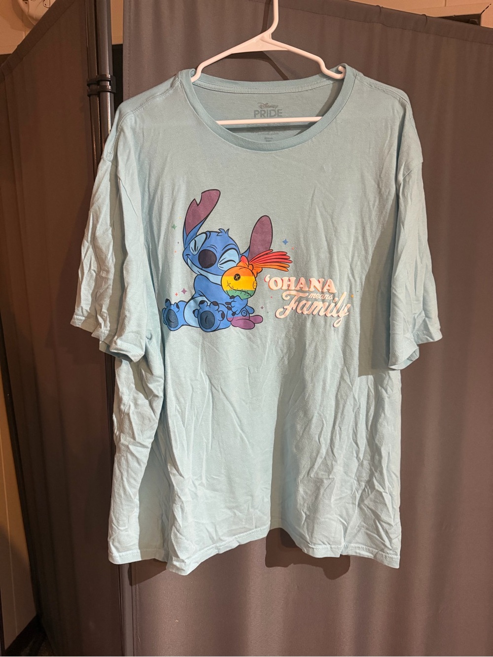 Light Blue 'Ohana Means Family’ Stitch T-Shirt